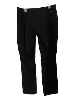 Eddie Bauer  Women’s Black Straight-Leg Waterproof Rain Pants Size 12